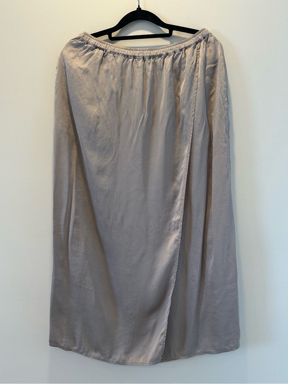 American vintage Light grey wrap skirt with pockets